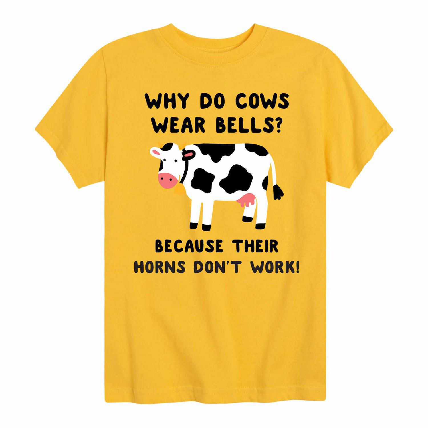 Мальчики 8–20 лет «Почему коровы носят футболку с рисунком колокольчиков» Licensed Character