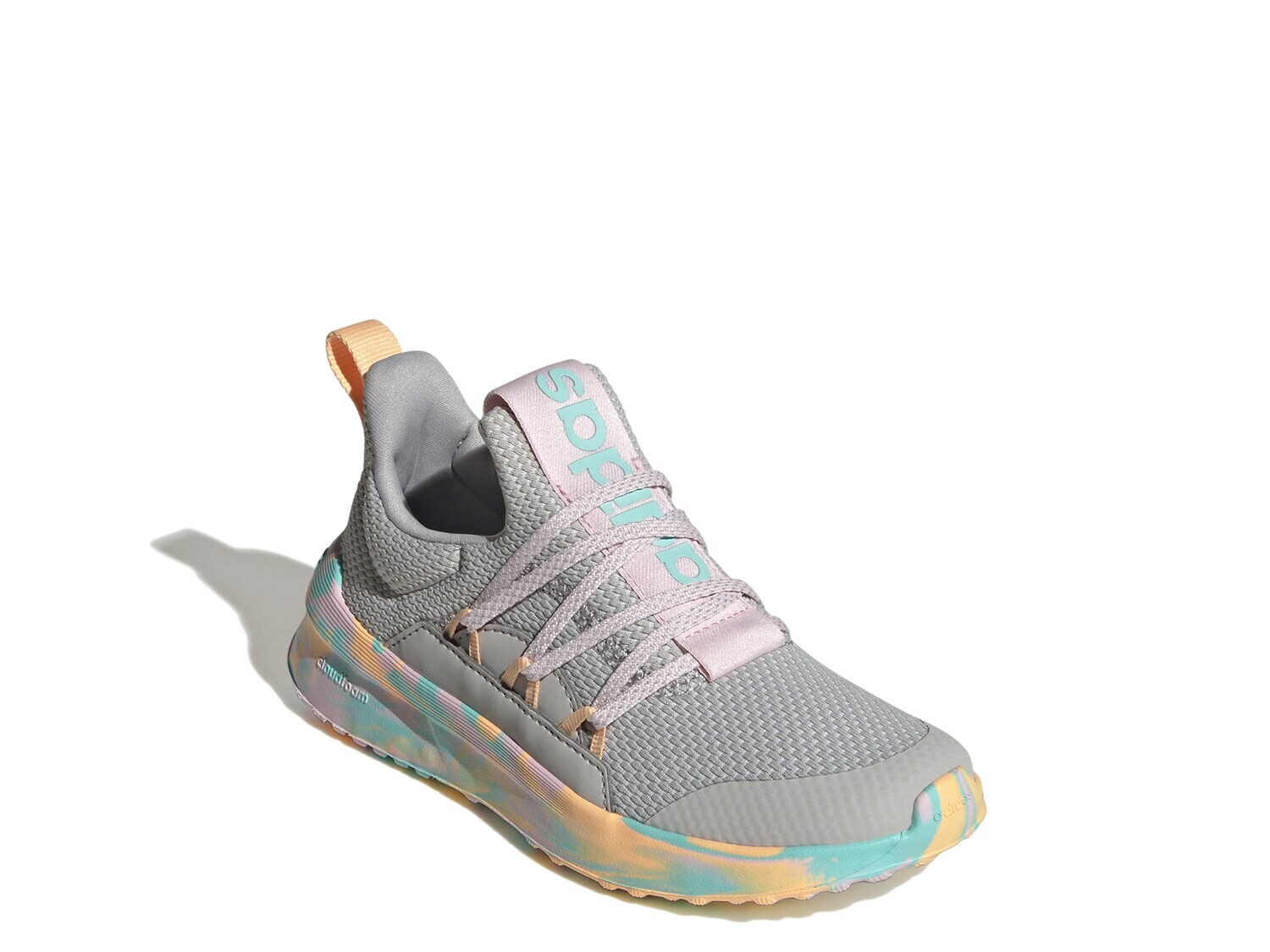 

Слипоны детские Adidas Lite Racer Adapt 5.0, серый