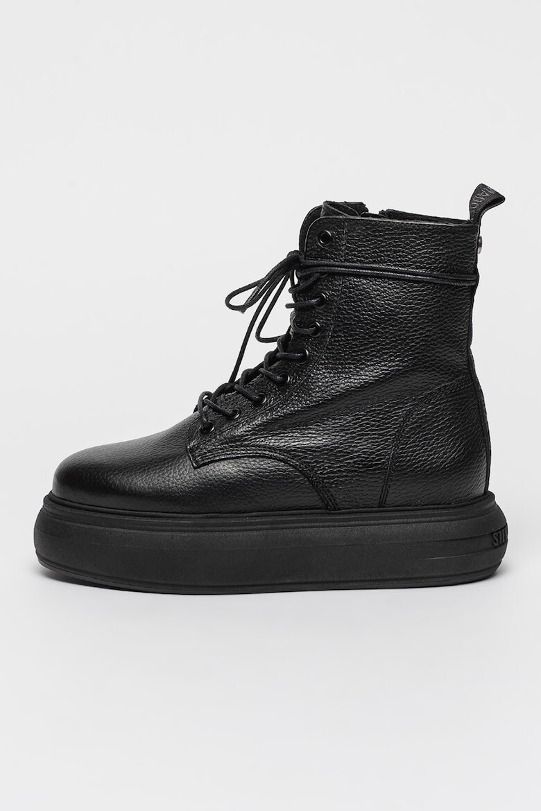 

Кожаные ботинки Hero на плоской платформе Steve Madden, черный