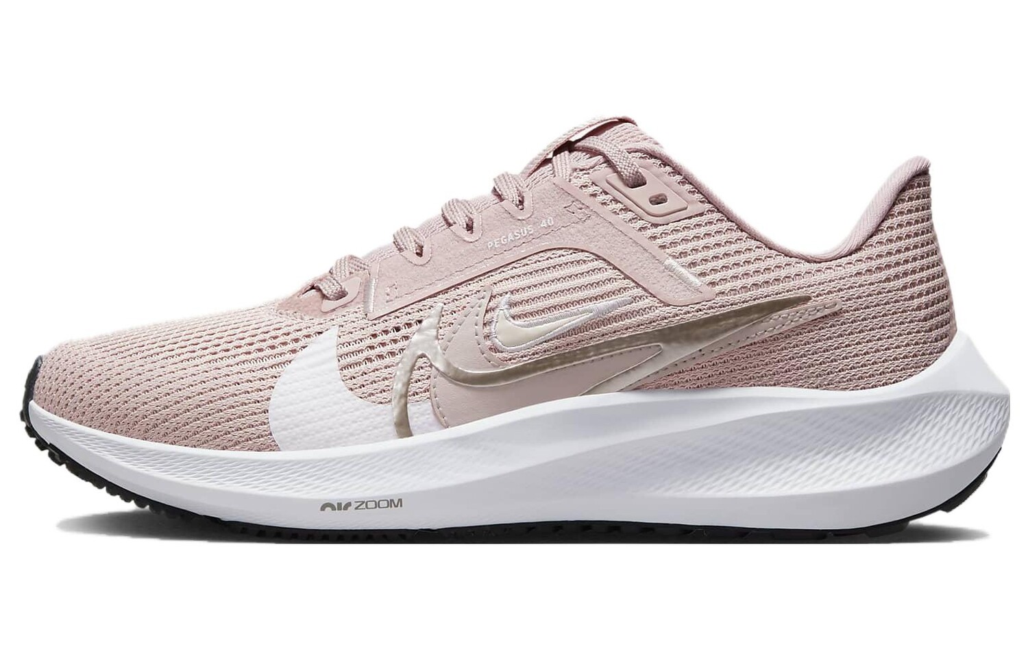 

Женские кроссовки Air Zoom Pegasus 40 Premium «Розовый Оксфорд» Nike, розовый/белый