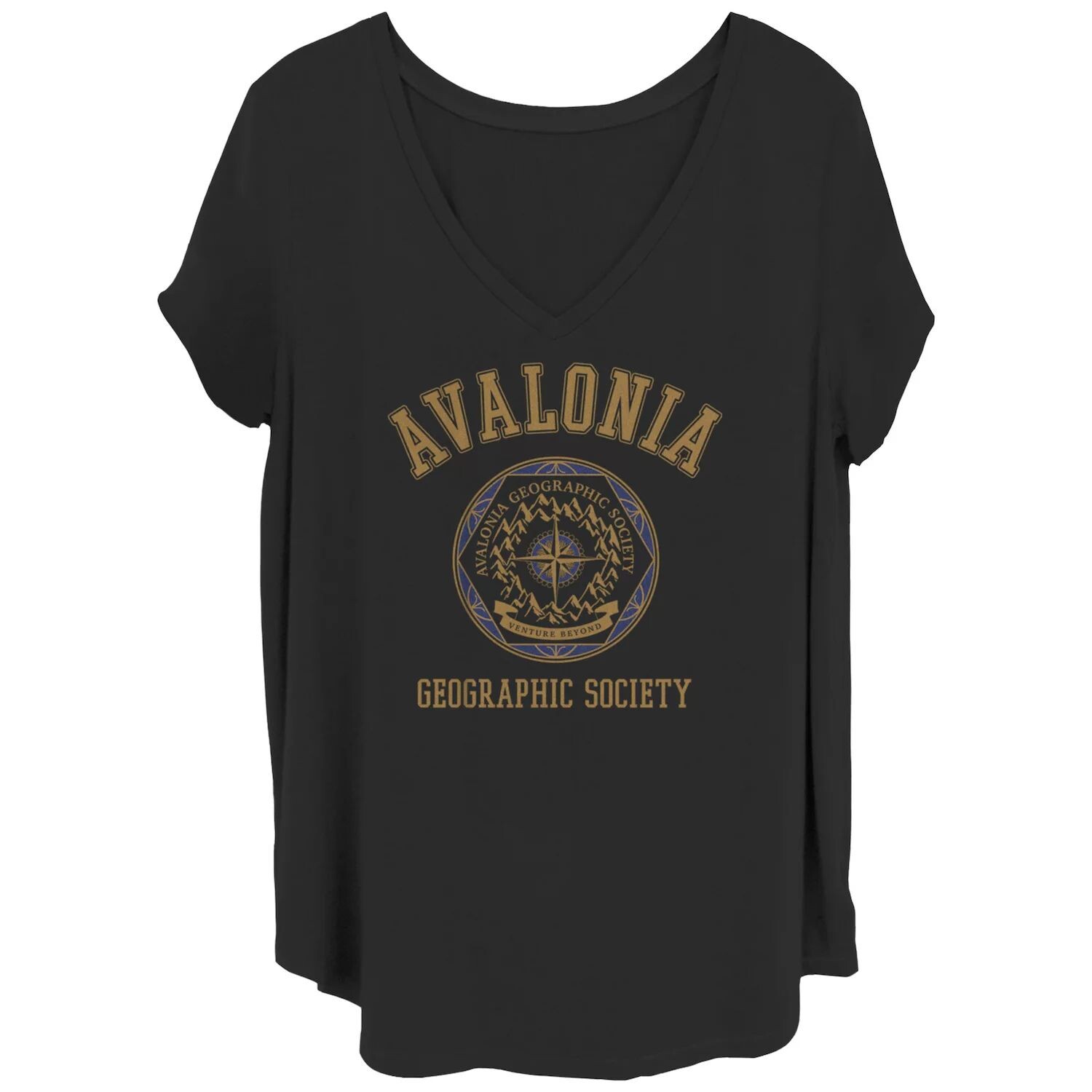 

Футболка больших размеров с рисунком Disney's Strange World для юниоров Avalonia Geographic Society Licensed Character