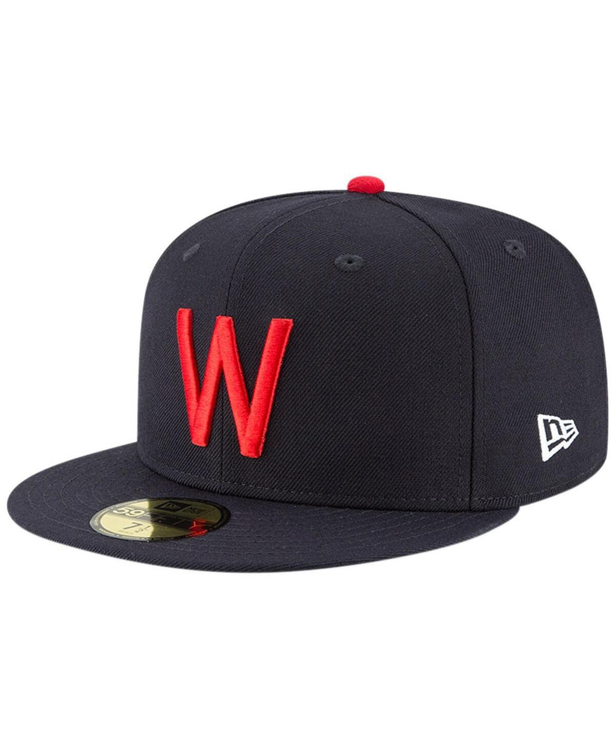 

Мужская темно-синяя шляпа с логотипом Washington Senators Cooperstown Collection 59Fifty New Era
