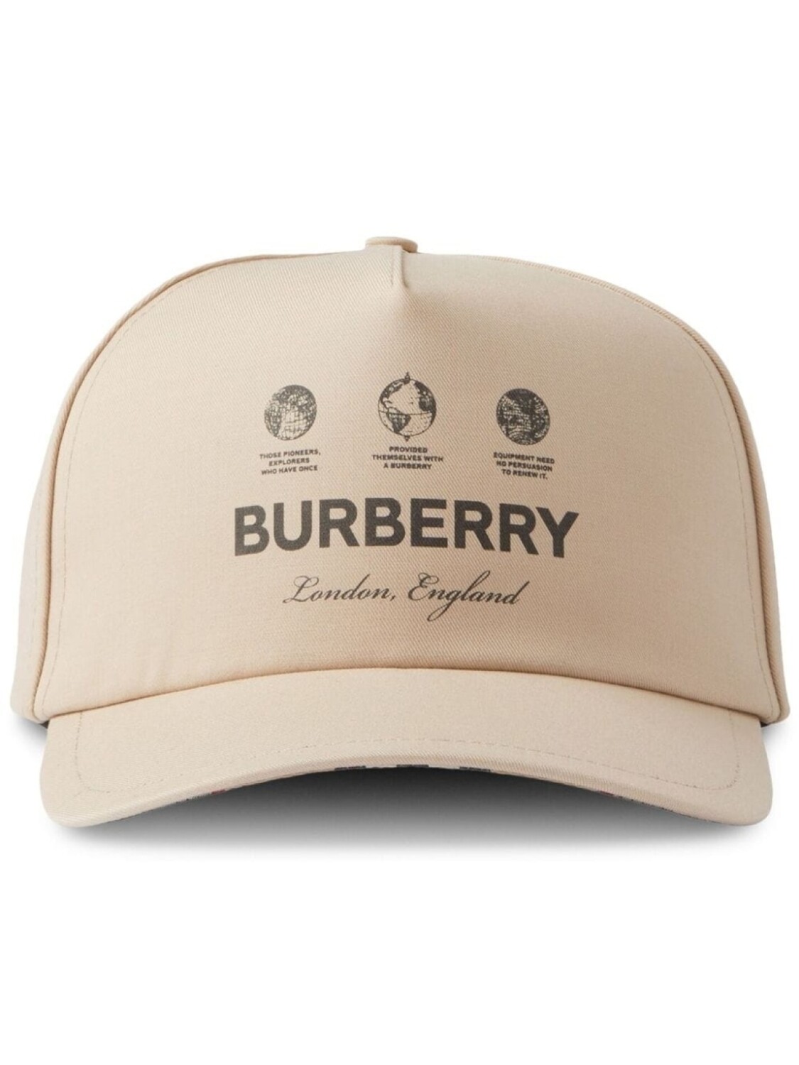 

Burberry бейсболка с логотипом, нейтральный цвет