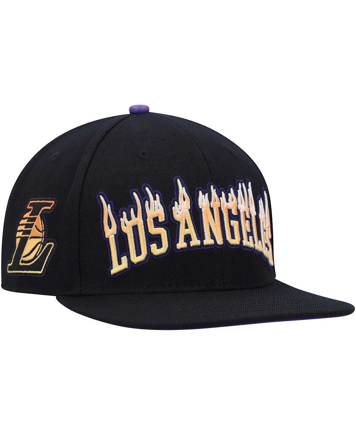

Мужская кепка Snapback Los Angeles Lakers Black Flames Pro Standard
