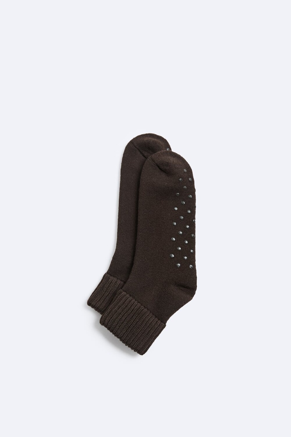 

Короткие нескользящие носки ZARA, коричневый