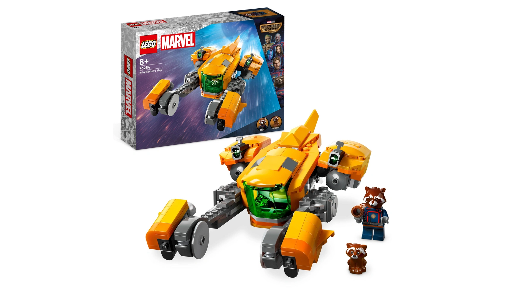 Lego Marvel Детский корабль-ракета, игровой набор Стражи Галактики lego lego marvel адвент календарь стражей галактики 268 деталей