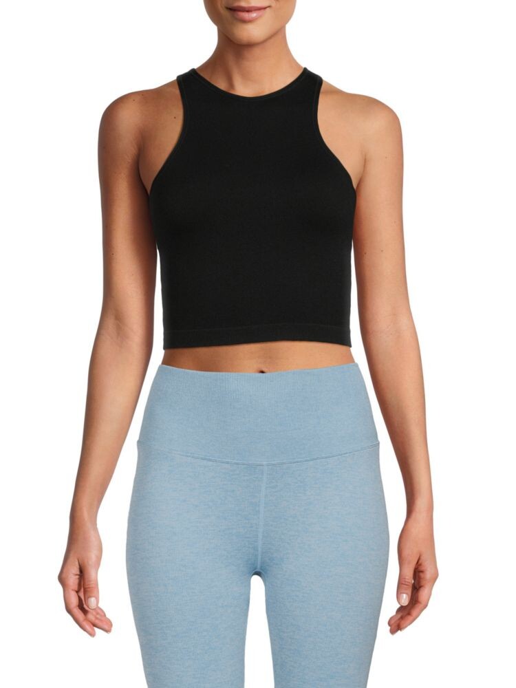 

Укороченная майка Racerback Calvin Klein, черный