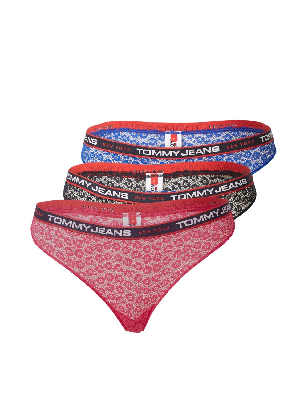 

Стринги Tommy Hilfiger, синий/розовый/черный