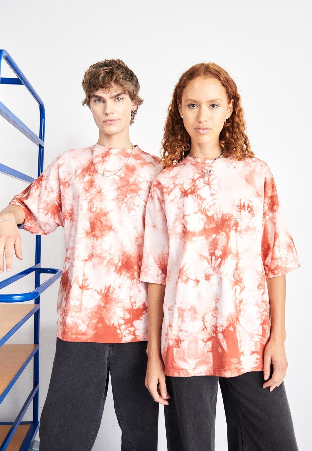 

Футболка с принтом UNISEX Vertere Berlin, красный меланж