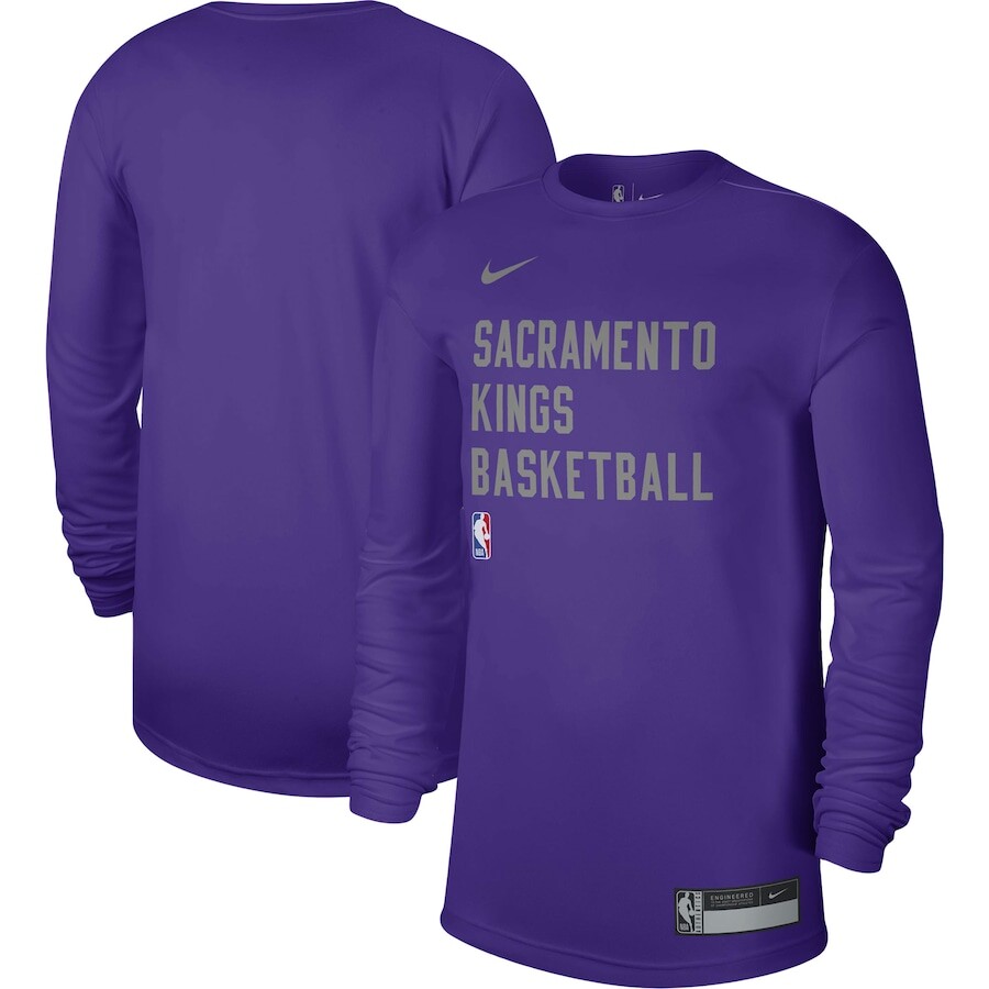 

Футболка с длинным рукавом Nike Sacramento Kings, фиолетовый