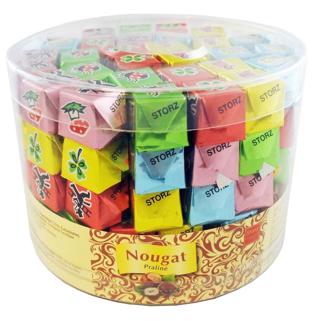 

Storz Lucky Cubes, нежные кубики нуги, 5-разовое ассорти, 75 штук, 750г