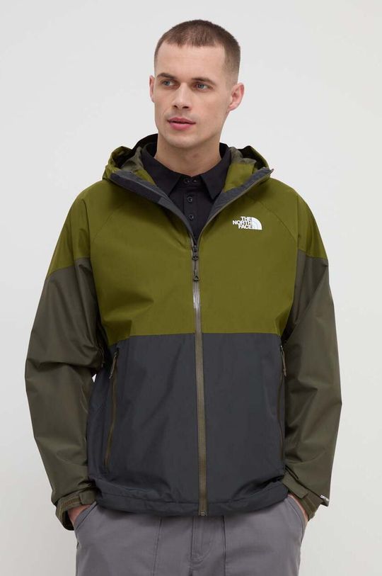 

Уличная куртка с молнией The North Face, зеленый