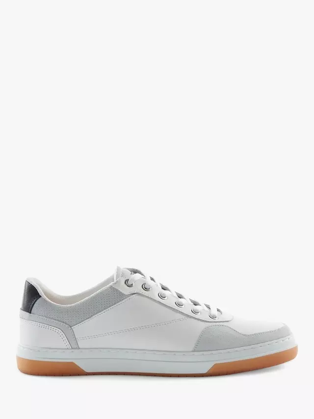 

Кроссовки Dune Thorin Leather Lace Up, белый