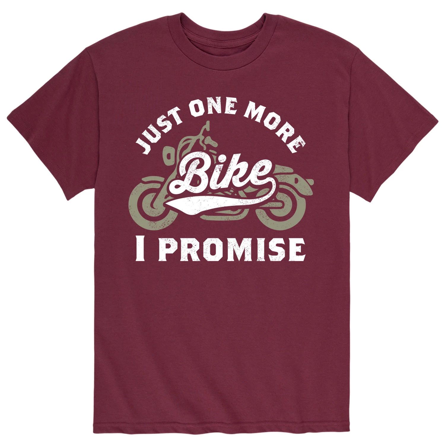 Мужская футболка Just One More Bike I Promise Licensed Character just one more car i promise t shirt