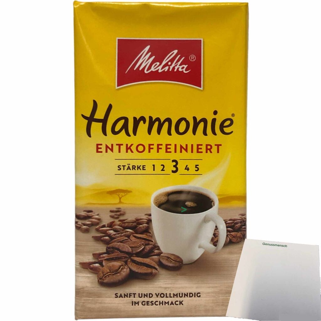 

Melitta Coffee Harmonie без кофеина молотый крепость 3 (1 упаковка по 500 г) + блок усы USY