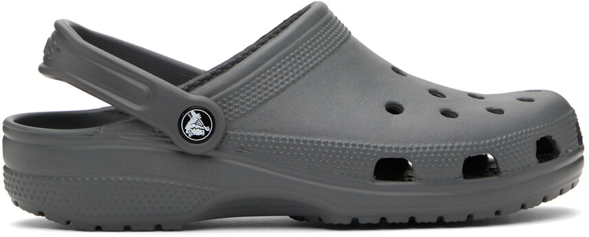 

Серые классические сабо Crocs, цвет Slate gray