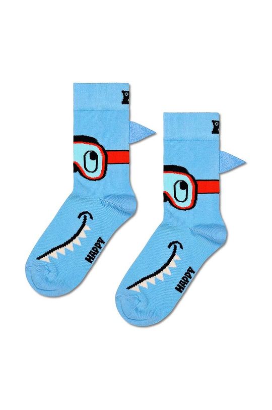 цена Happy Socks Детские носки Kids Shark Sock, синий