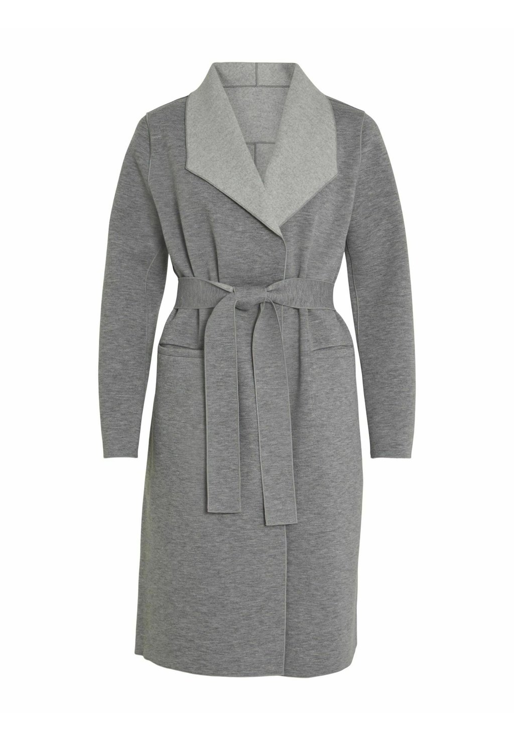 Пальто классическое Vijuic-Noos VILA, цвет light grey melange пальто короткое vila super light natural melange