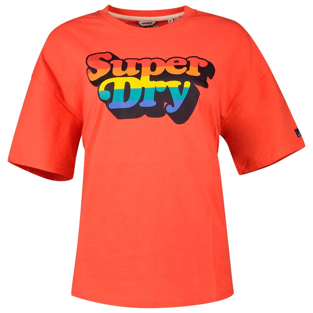 

Футболка Superdry Vintage Cali Stripe, оранжевый