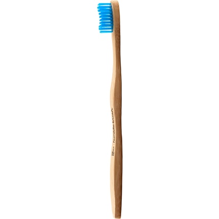 Бамбуковая зубная щетка Humble Co. с синей мягкой щетиной, биоразлагаемая, экологически чистая, для веганов, для повседневного ухода за полостью рта. Одобрено стоматологами. The Humble Co