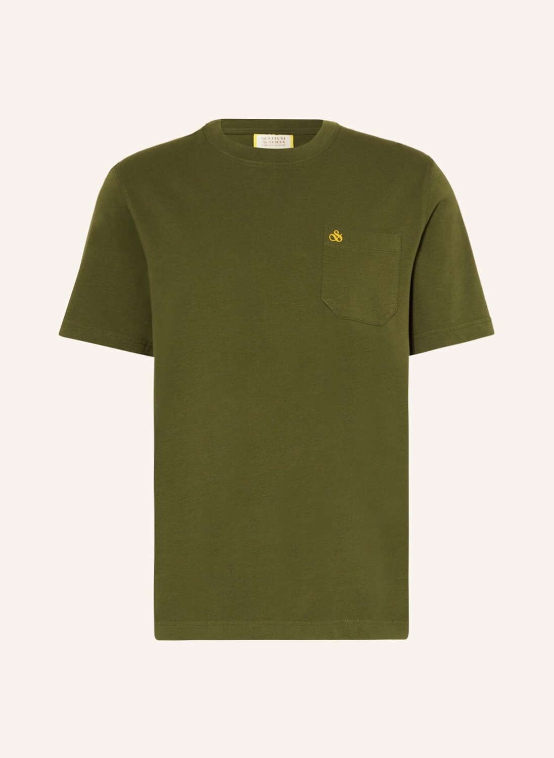 

Футболка SCOTCH & SODA, темно-зеленый