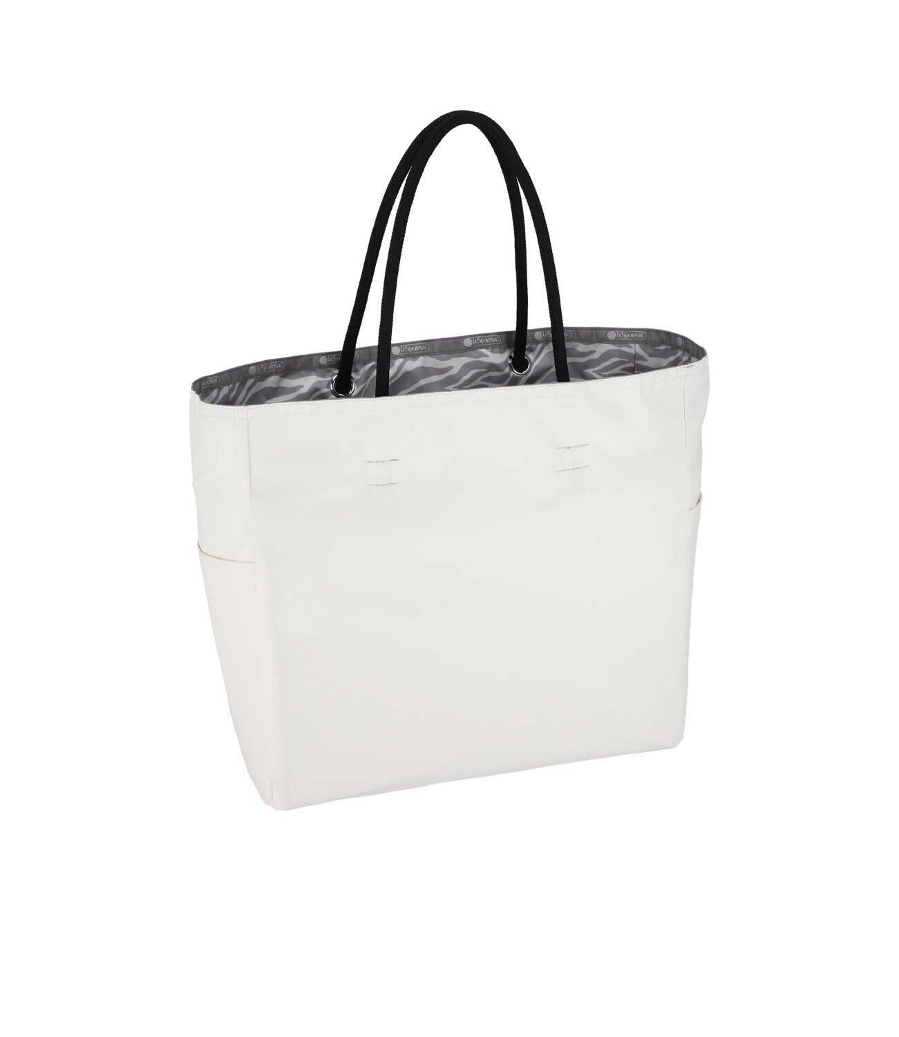 

Большая двусторонняя сумка-тоут LeSportsac, цвет Alloy Zebra/Meringue