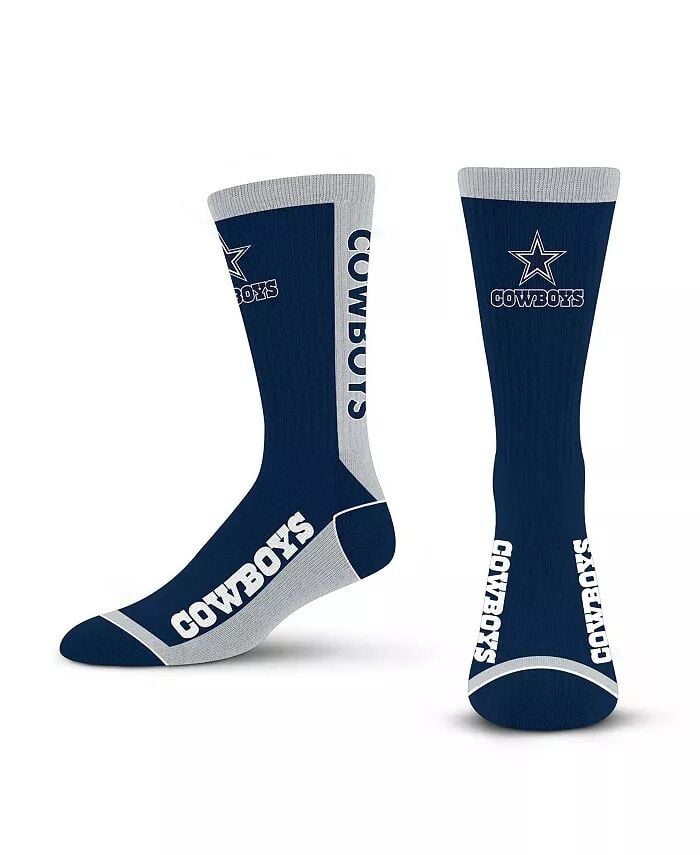 

Мужские и женские классические носки Dallas Cowboys MVP Crew For Bare Feet, синий