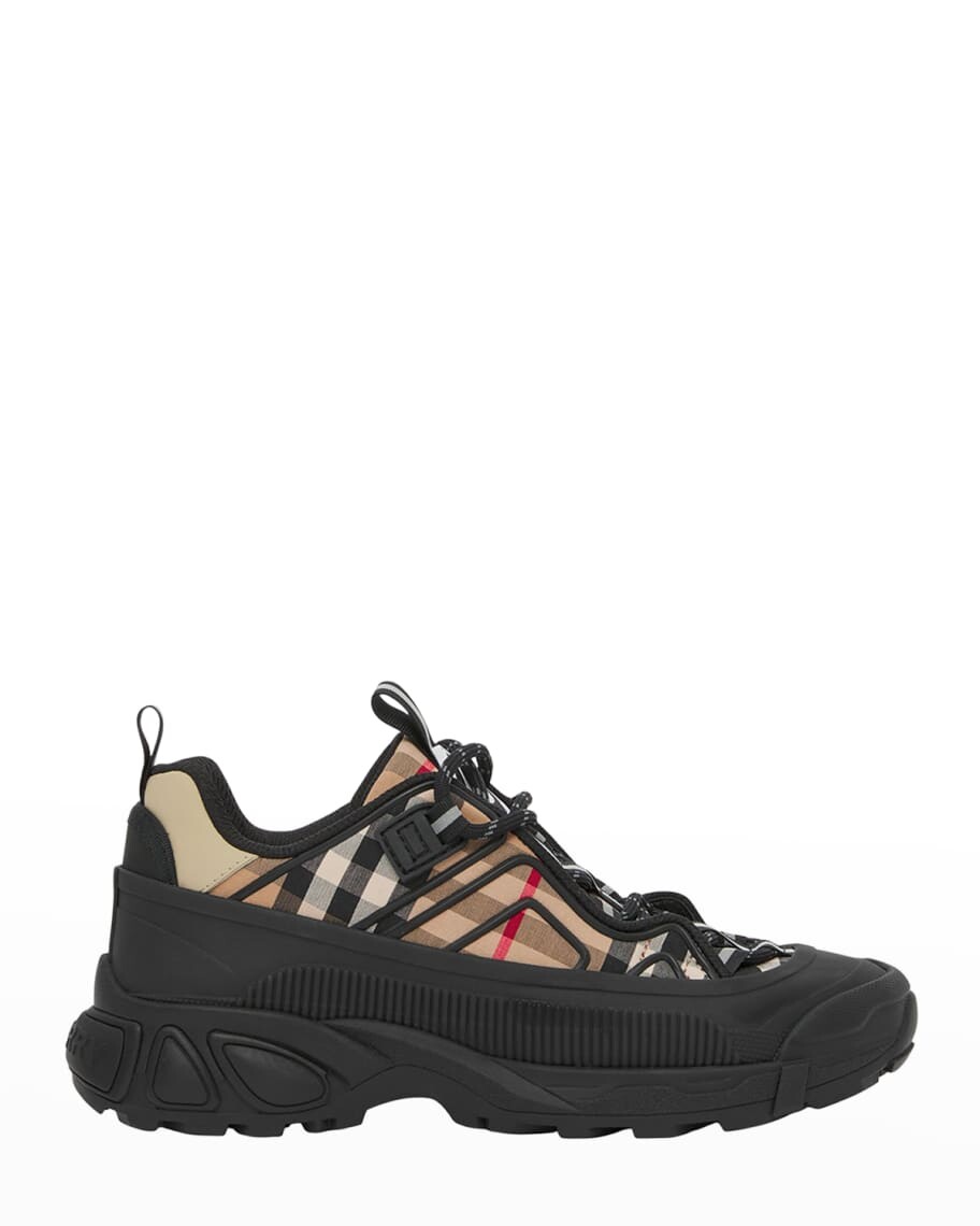 

Детские парусиновые кроссовки в клетку Arthur Check, для малышей/детей Burberry