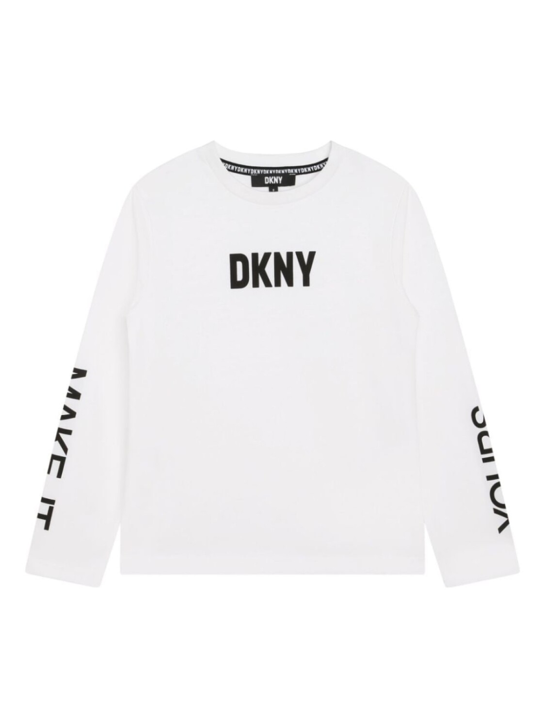 

DKNY топ с логотипом, белый