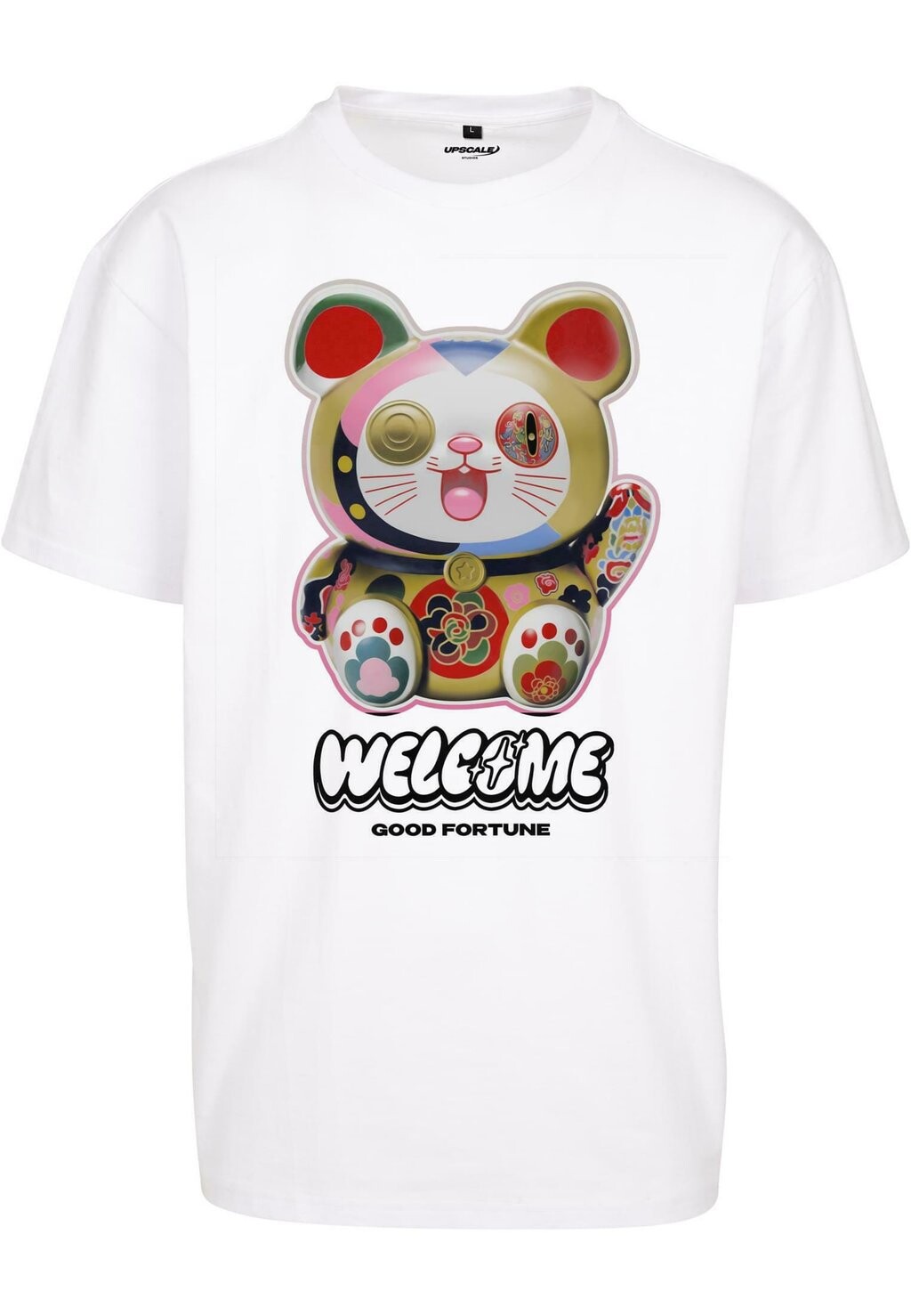 

Футболка с принтом Welcome Cat Heavy Upscale by Mister Tee, белый