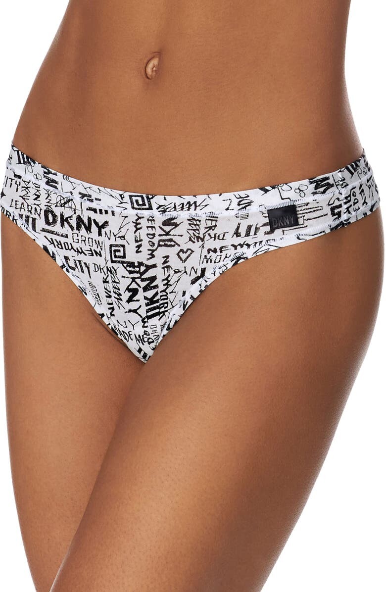 

Эластичные модальные стринги DKNY