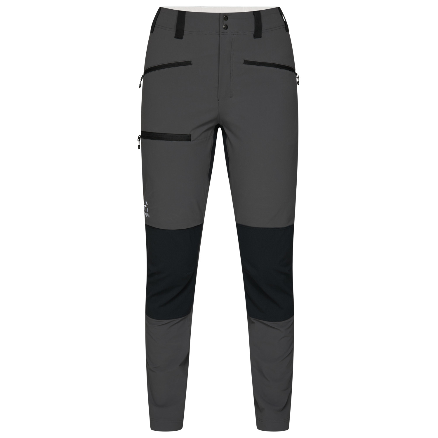 цена Трекинговые брюки Haglöfs Women's Mid Slim Pant, цвет Magnetite/True Black