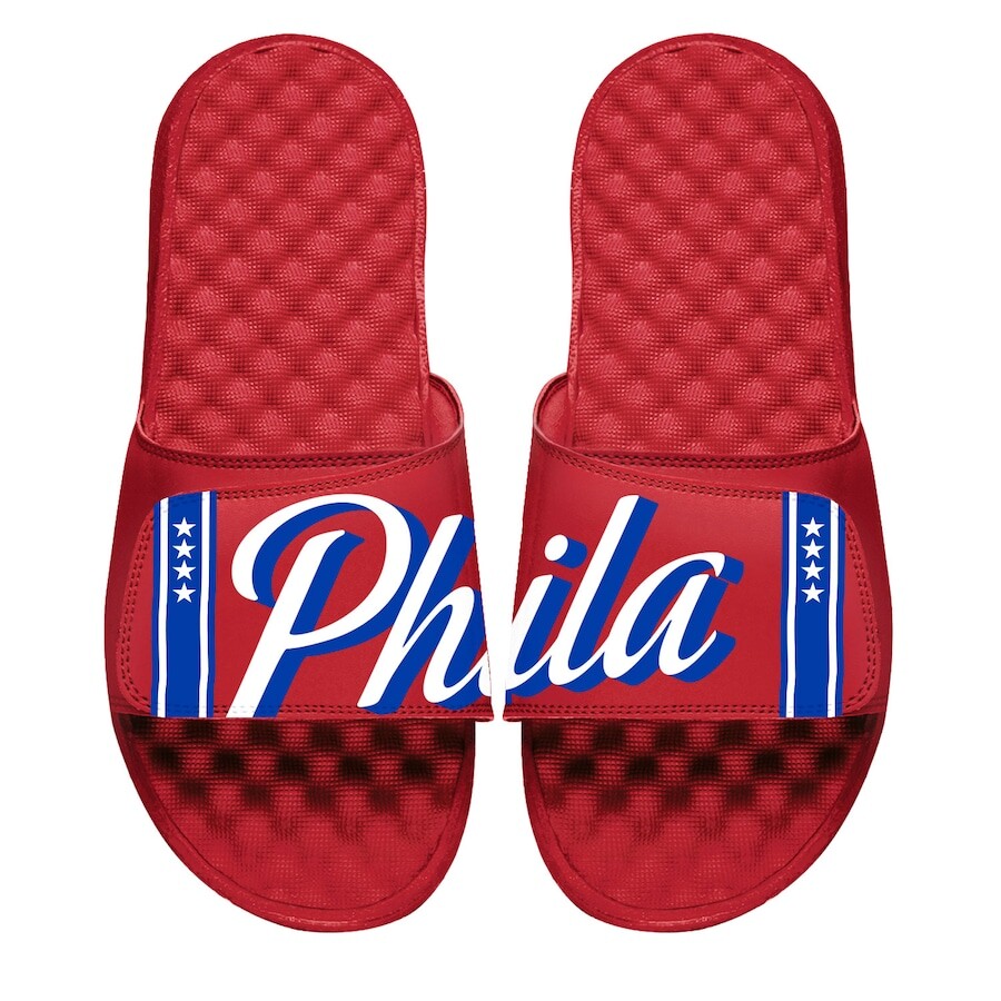 

Шлепанцы ISlide Philadelphia 76Ers, красный