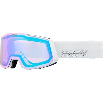 

Снежные очки 100%, цвет White/Lavendar/Mirror Lavendar