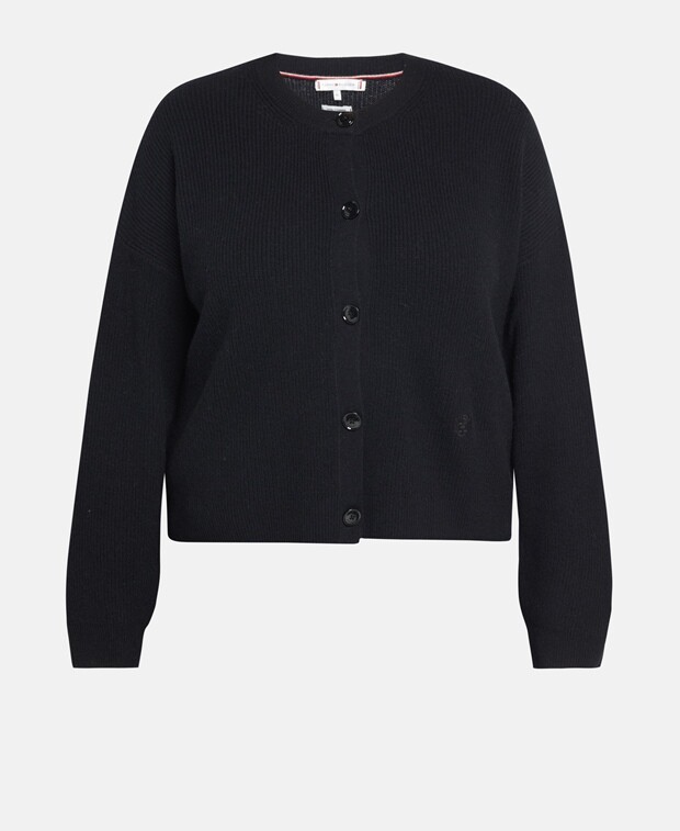 

Шерстяной кардиган Tommy Hilfiger, черный