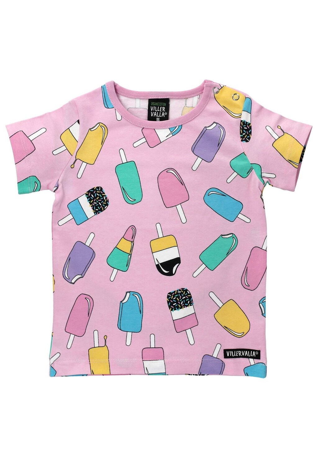

Футболка с принтом POPSICLE Villervalla, цвет rosa