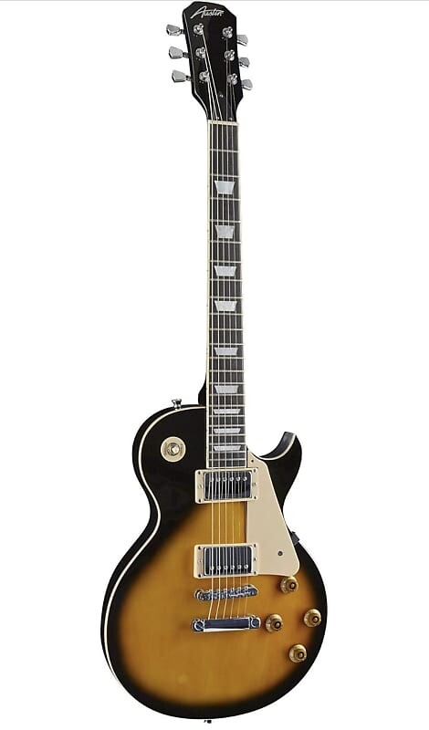 

Электрогитара Austin|AS6PROTS |Electric-Guitar |6 String |LP-Style Guitar | Righthand |Cut-A-Way| Arch-Top | AS6PROTS | Iconic | Orange-Black-Burst | Solid Body