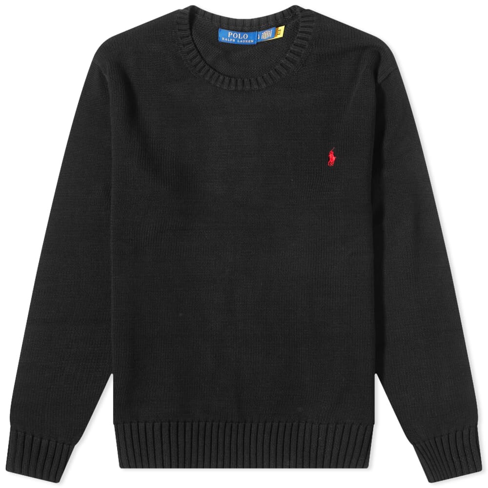 

Трикотажный хлопковый шейкер Polo Ralph Lauren, черный