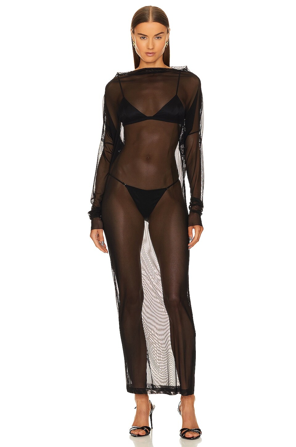 

Платье Norma Kamali All In One Gown, цвет Black Mesh
