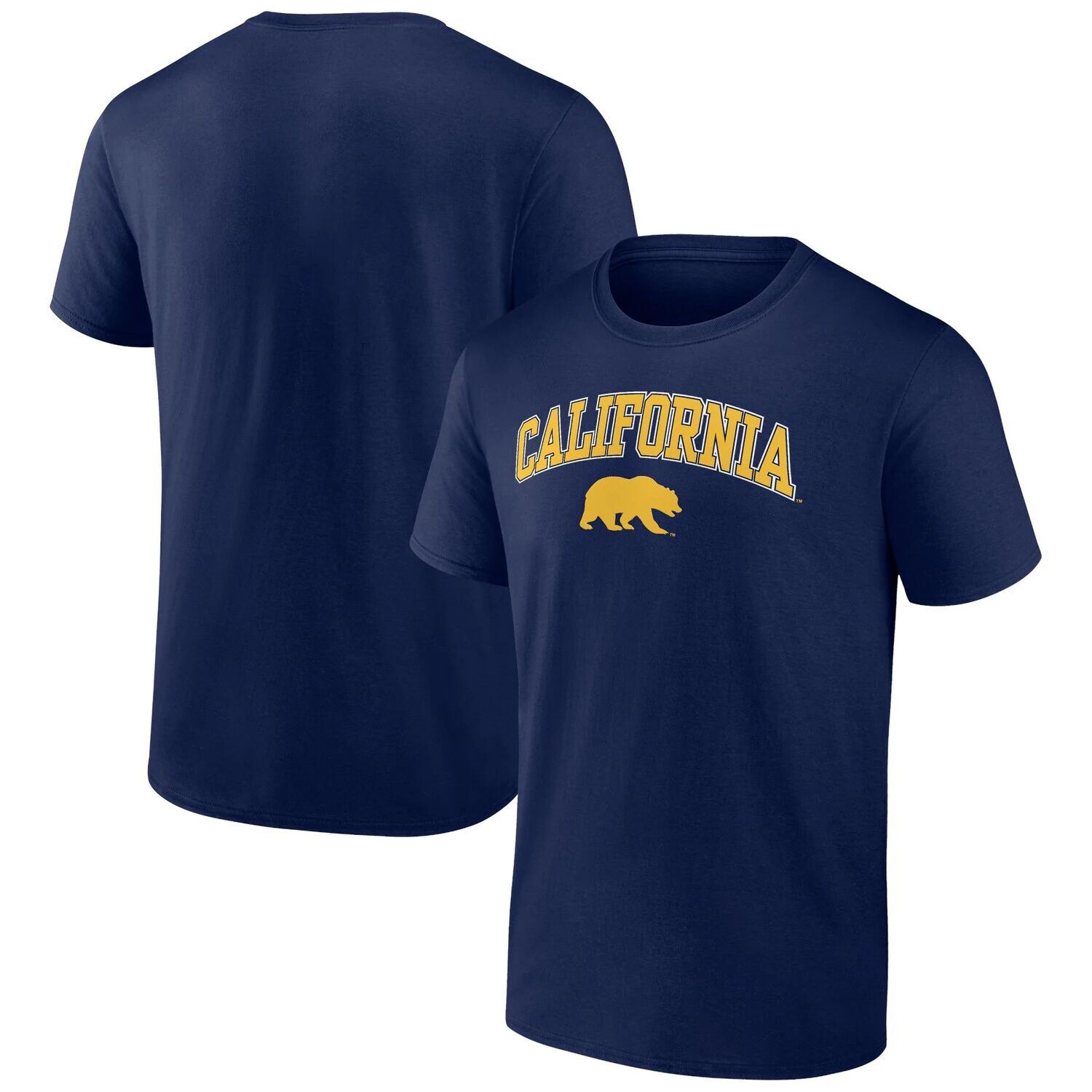 

Мужская темно-синяя футболка с логотипом Cal Bears Campus Fanatics, Синий