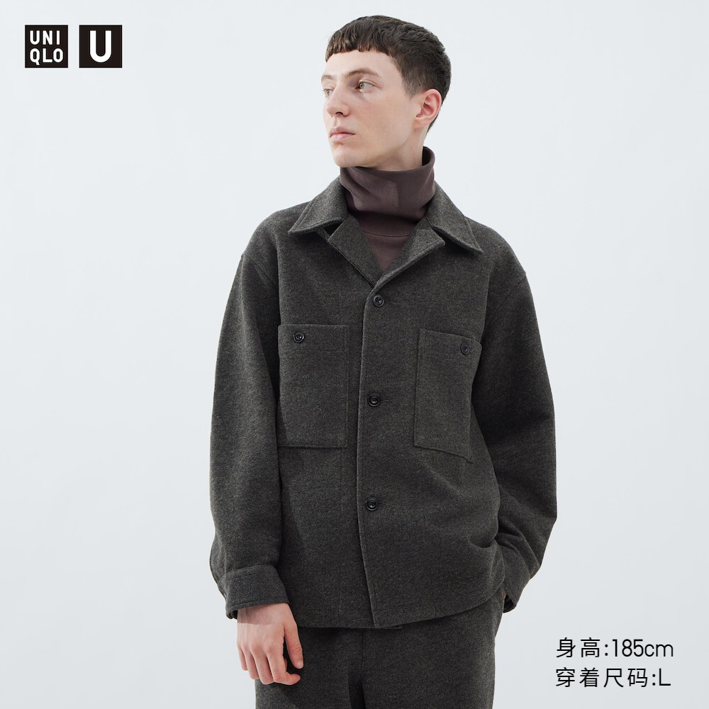 

Uniqlo U 23 осенне-зимняя мужская и женская флисовая куртка