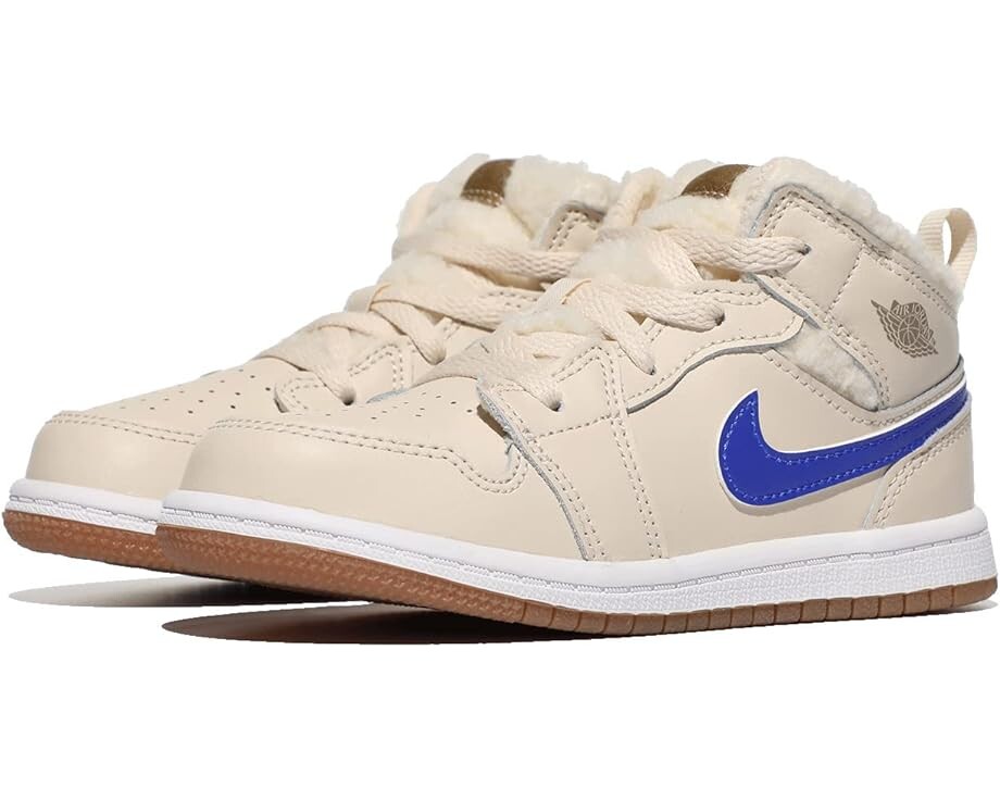 

Кроссовки Jordan Jordan 1 Mid Utility, цвет Pearl White/Racer Blue/Dark Driftwood