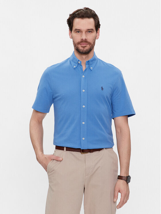 

Рубашка узкого кроя Polo Ralph Lauren, синий