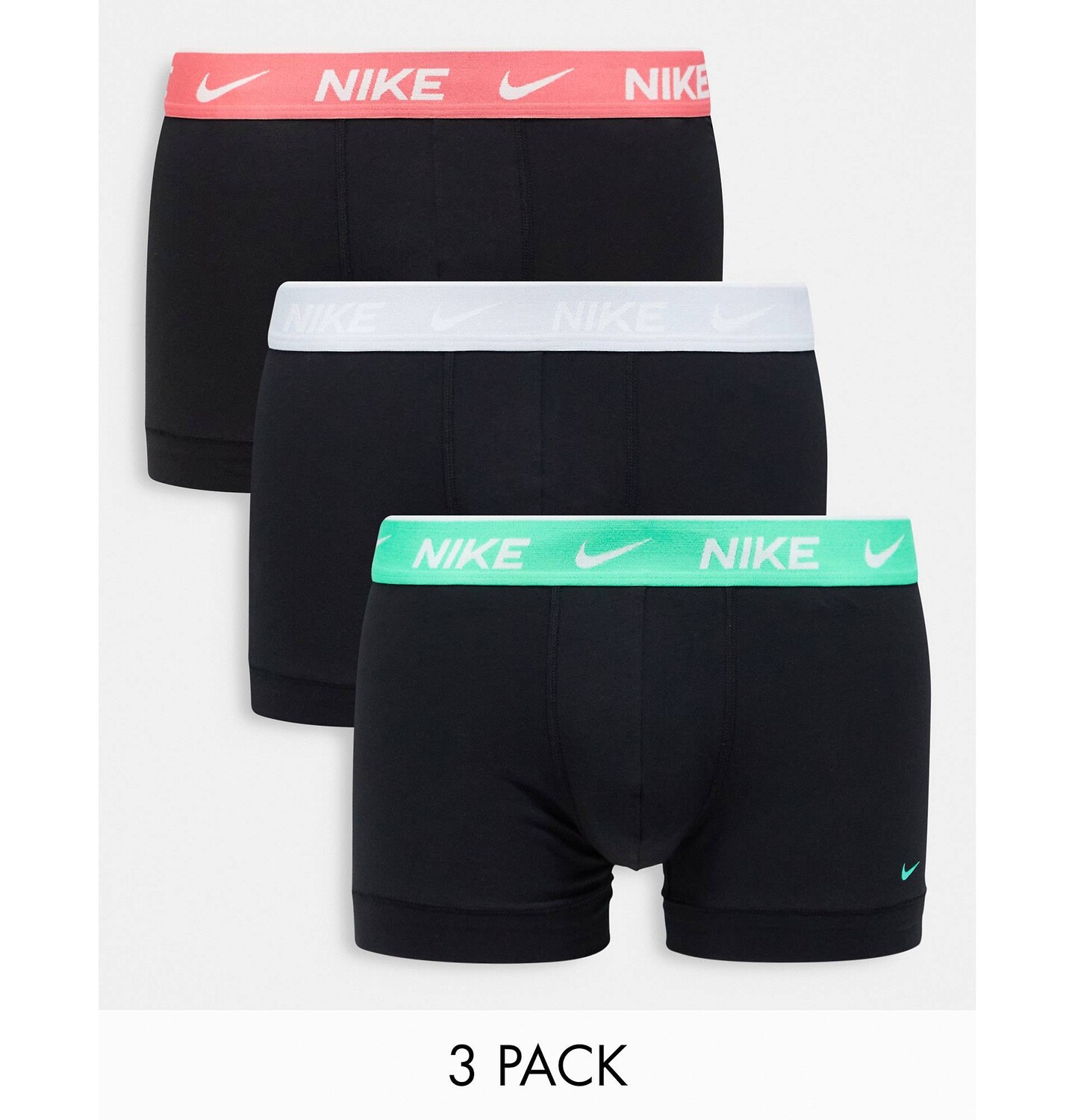 

Набор из 3 хлопковых эластичных плавок Nike Dri-Fit разного цвета