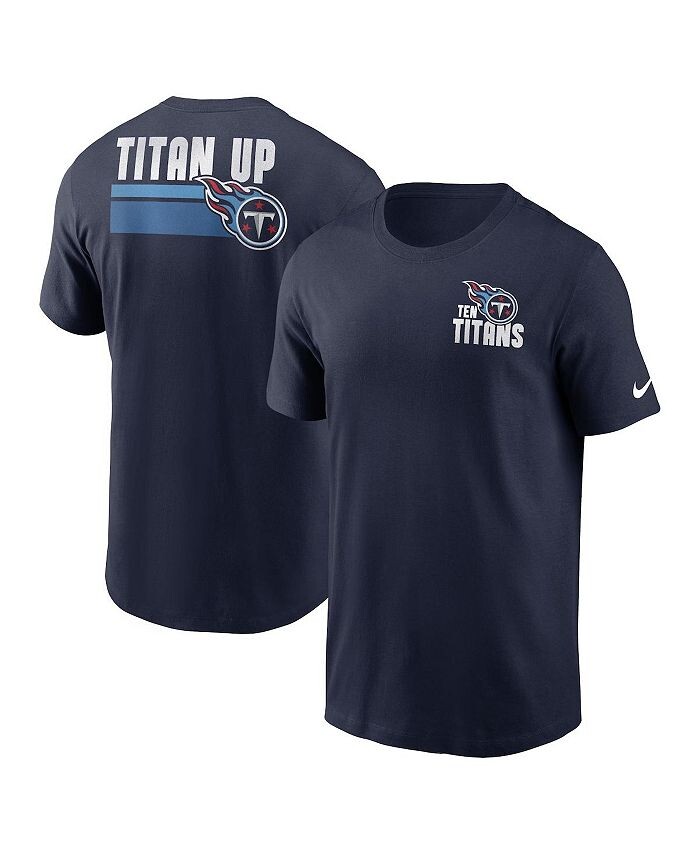 

Мужская темно-синяя футболка Tennessee Titans Blitz Essential Nike, синий
