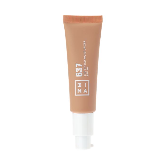 Тональная основа Base de Maquillaje The Tinted Moisturizer SPF30 3Ina, 637 Honey Beige тональная основа под макияж tlm подстраивается под тон кожи