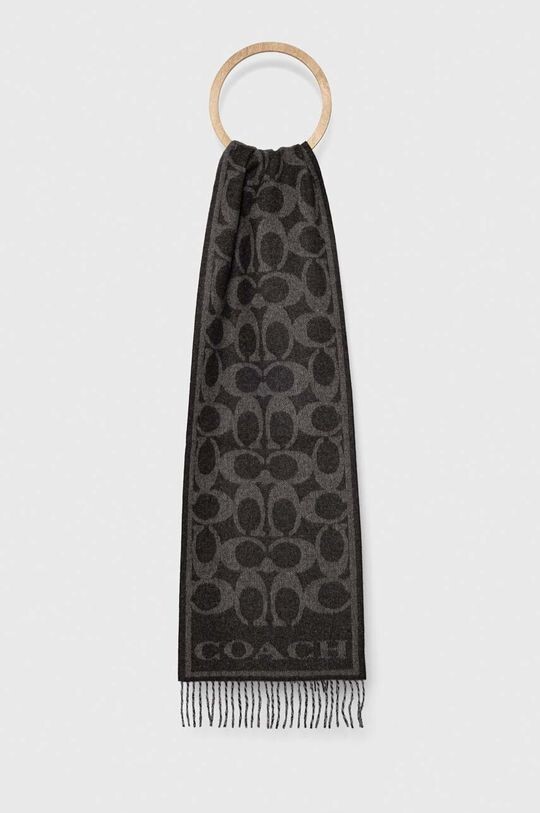

Кашемировый шарф Coach, черный