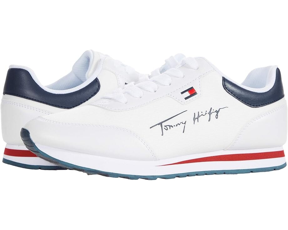 

Кроссовки Tommy Hilfiger Laces, цвет White/White/Navy