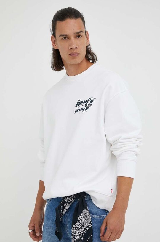 

Толстовка из хлопка Levi's, белый