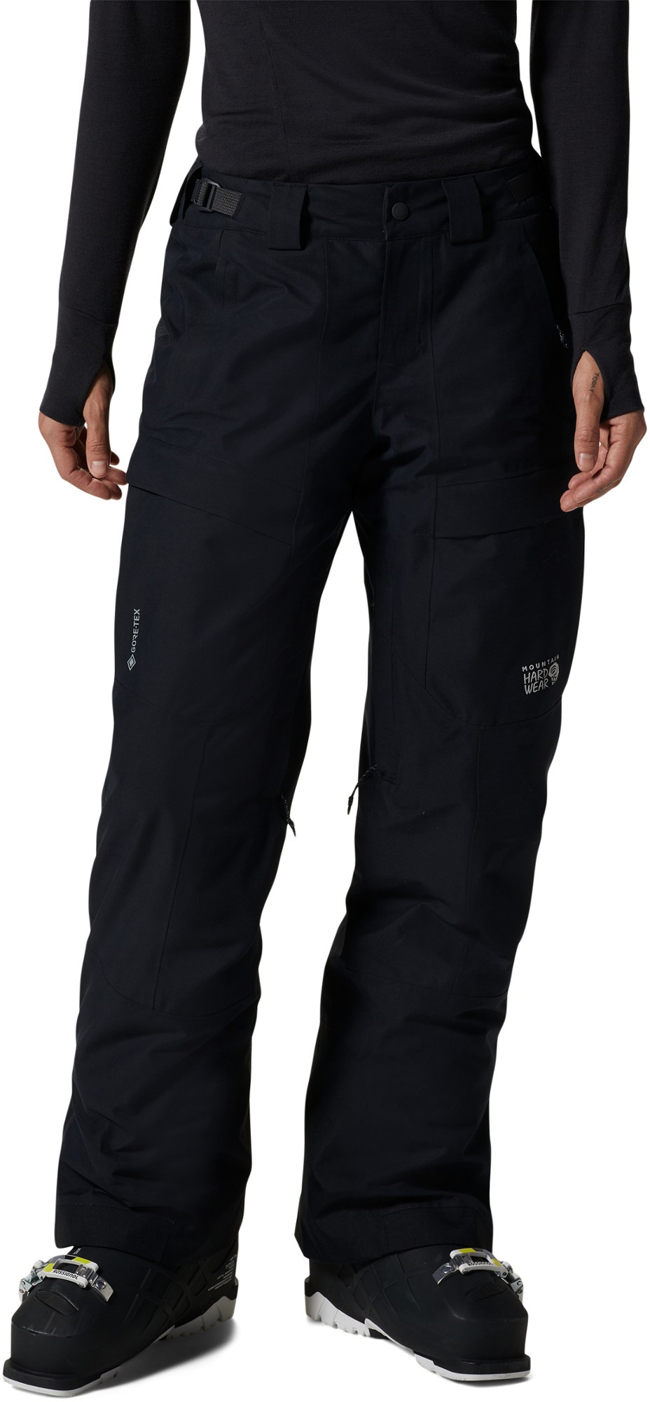 палатка выходного дня 6 alpine mountain gear серый Утепленные зимние брюки Cloud Bank GORE-TEX — женские Mountain Hardwear, черный